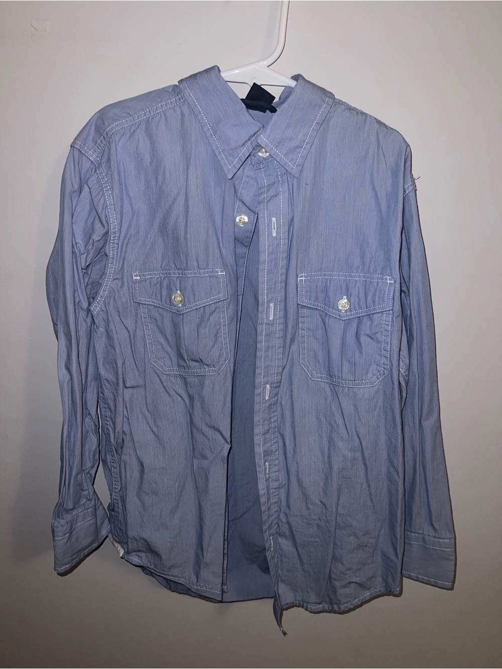 Classic Light Blue boys Button-Down Shirt